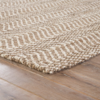 Jaipur Living Naturals Tobago Alix NAT22 Taupe/White Area Rug