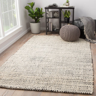 Jaipur Living Naturals Tobago Almand NAT26 White/Black Area Rug Lifestyle Image Feature