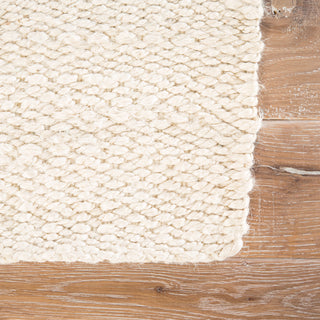 Jaipur Living Naturals Tobago Hutton NAT27 White Area Rug - Close Up