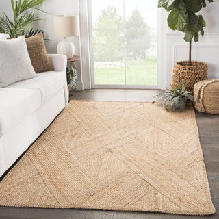 Jaipur Living Naturals Tobago Vero NAT36 Beige Area Rug Lifestyle Image Feature