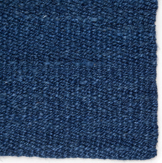 Jaipur Living Naturals Tobago Bellport NAT37 Blue Area Rug - Close Up