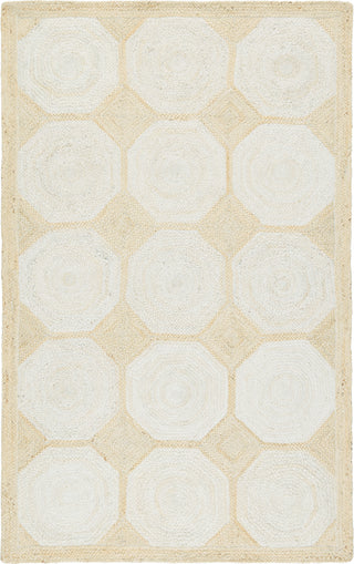 Jaipur Living Naturals Tobago Fiorita NAT43 Light Beige/White Area Rug main image