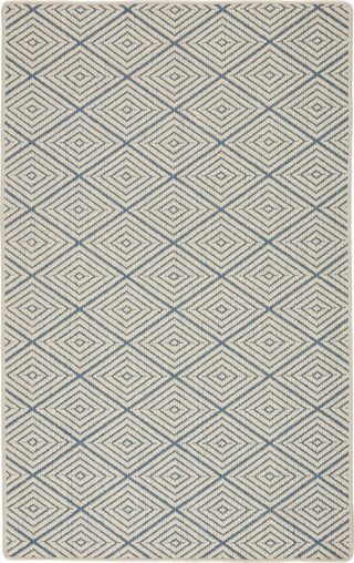 Jaipur Living Newport by Barclay Butera Pacific NBB01 Blue/Ivory Area Rug - Top Down