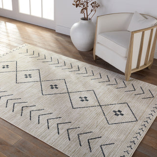 Jaipur Living Nadine Taos NDN01 Cream/Dark Slate Area Rug by Vibe Lifestyle Image Feature