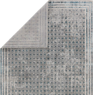 Jaipur Living Nadine Allora NDN04 Light Gray/Blue Area Rug by Vibe Backing Image