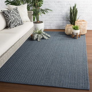 Jaipur Living Nirvana Premium Iver NIP02 Blue/Gray Area Rug Lifestyle Image Feature