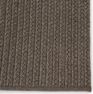 Jaipur Living Nirvana Premium Iver NIP04 Gray/Taupe Area Rug - Close Up