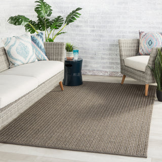 Jaipur Living Nirvana Premium Iver NIP04 Gray/Taupe Area Rug Lifestyle Image Feature