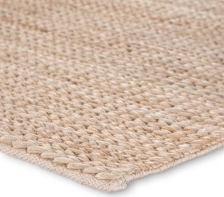 Jaipur Living Naturals Monaco Poncy NLM02 Tan Area Rug - Corner