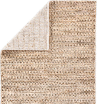 Jaipur Living Naturals Monaco Poncy NLM02 Tan Area Rug - Folded Corner