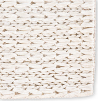 Jaipur Living Naturals Monaco Calista NLM05 White Area Rug Corner Close Up Image