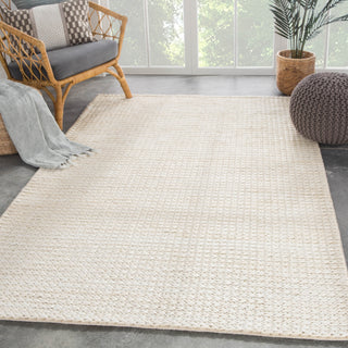 Jaipur Living Naturals Monaco Calista NLM05 White Area Rug Lifestyle Image Feature