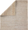 Jaipur Living Naturals Monaco Anthro NLM06 Tan Area Rug Folded Backing Image