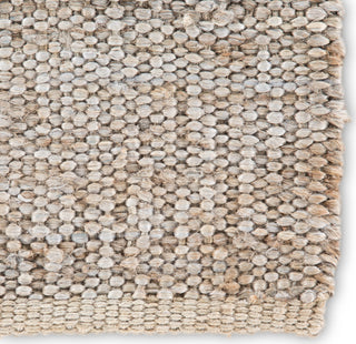 Jaipur Living Naturals Monaco Anthro NLM06 Tan Area Rug Corner Close Up Image