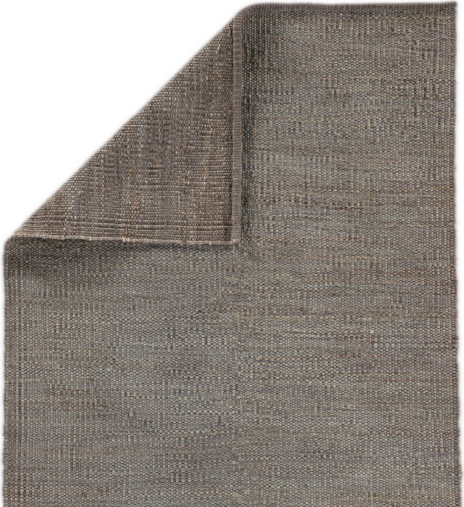 Jaipur Living Naturals Monaco Anthro NLM08 Dark Gray Area Rug - Folded Corner
