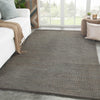 Jaipur Living Naturals Monaco Anthro NLM08 Dark Gray Area Rug Lifestyle Image Feature