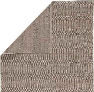 Jaipur Living Naturals Bermuda Ipsa NTB01 Taupe/Black Area Rug Folded Backing Image