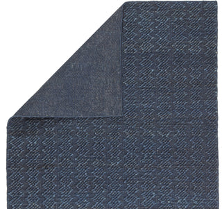 Jaipur Living Naturals Bermuda Devyn NTB02 Blue Area Rug Folded Backing Image