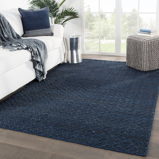 Jaipur Living Naturals Bermuda Devyn NTB02 Blue Area Rug Lifestyle Image Feature