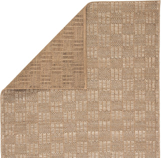 Jaipur Living Naturals Bermuda Lindo NTB06 Beige/Black Area Rug Folded Backing Image