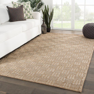 Jaipur Living Naturals Bermuda Lindo NTB06 Beige/Black Area Rug Lifestyle Image Feature