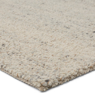 Jaipur Living Navarra Burch NVA01 Cream/Gray Area Rug Corner Image