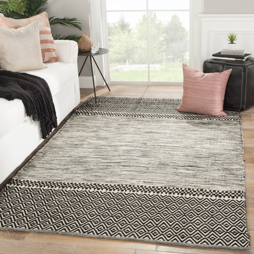Jaipur Living Origins By Canan ONC03 Black/Ivory Area Rug Nikki Chu Lifestyle Image Feature
