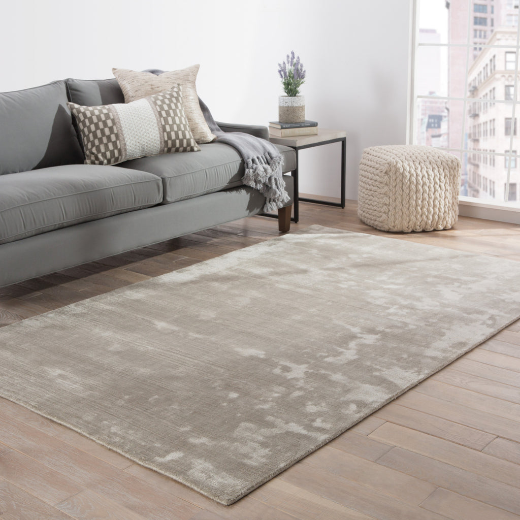 Jaipur Living Oxford OXD03 Silver Area Rug Lifestyle Image Feature