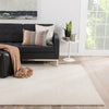 Jaipur Living Oxford OXD04 Cream Area Rug Lifestyle Image Feature