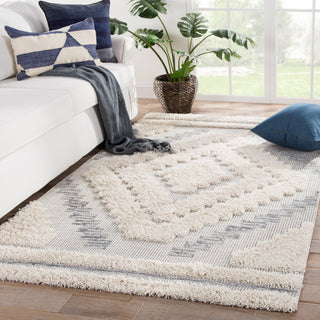 Jaipur Living Parades Sani PAD01 Gray/Cream Area Rug Lifestyle Image Feature