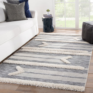 Jaipur Living Parades Hanai PAD03 Gray/Cream Area Rug Lifestyle Image Feature