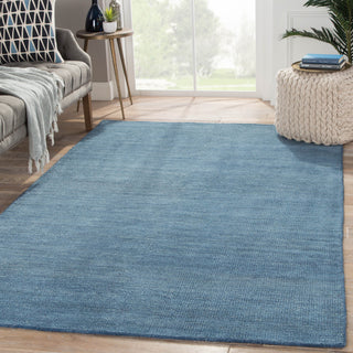 Jaipur Living Paramount PAM04 Indigo/White Area Rug Lifestyle Image Feature