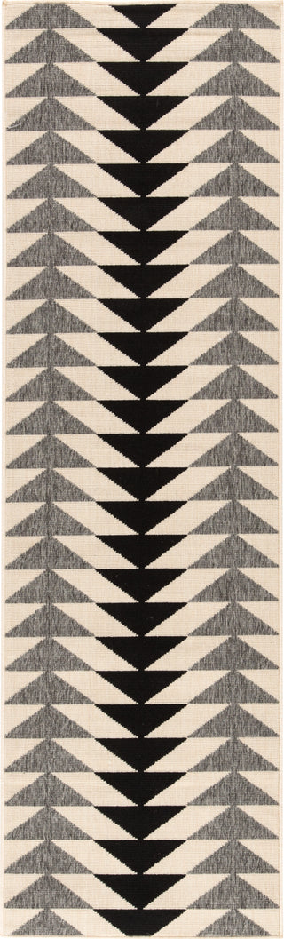 Jaipur Living Patio Mckenzie PAO04 Black/Cream Area Rug