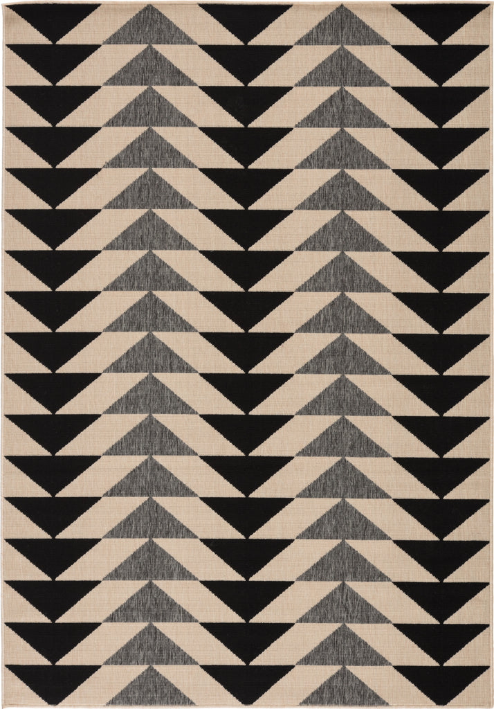 Jaipur Living Patio Mckenzie PAO04 Black/Cream Area Rug