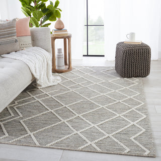 Jaipur Living Plateau Moab PLT02 Gray/Ivory Area Rug Lifestyle Image Feature