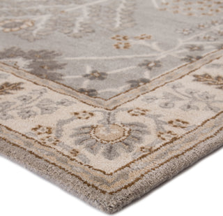 Jaipur Living Poeme Chambery PM144 Gray/Beige Area Rug Corner Image