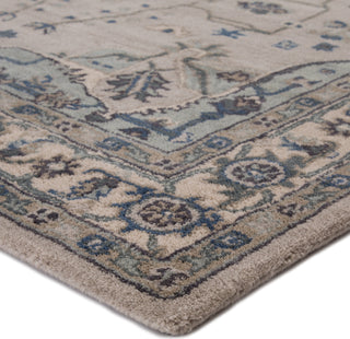 Jaipur Living Poeme Durango PM149 Light Gray/Indigo Area Rug Corner Image