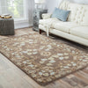 Jaipur Living Poeme Rodez PM74 Gray/Blue Area Rug Lifestyle Image Feature