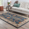 Jaipur Living Poeme Chambery PM82 Blue/Multicolor Area Rug Lifestyle Image Feature