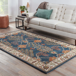 Jaipur Living Poeme Chambery PM82 Blue/Multicolor Area Rug Lifestyle Image Feature