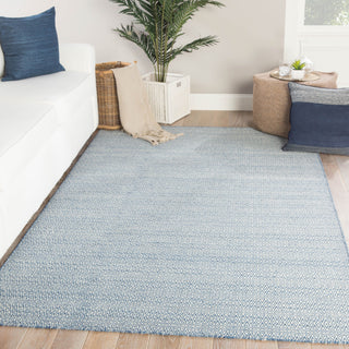 Jaipur Living Poise Eulalia POE02 Blue/Ivory Area Rug Lifestyle Image Feature