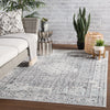 Jaipur Living Polaris Langley POL01 Gray/Blue Area Rug Lifestyle Image Feature