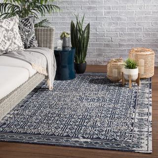 Jaipur Living Polaris Stowe POL03 Gray/Blue Area Rug Lifestyle Image Feature