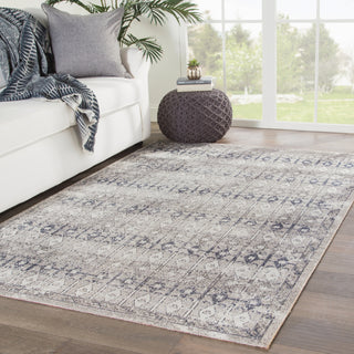 Jaipur Living Polaris Giralda POL05 Gray/Ivory Area Rug Lifestyle Image Feature