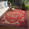 Jaipur Living Polaris Leighton POL06 Red/Blue Area Rug