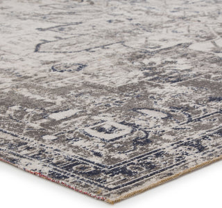 Jaipur Living Polaris Isolde POL07 Gray/Ivory Area Rug Corner Image