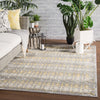 Jaipur Living Polaris Giralda POL08 Light Gray/Yellow Area Rug Lifestyle Image Feature