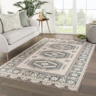 Jaipur Living Polaris Miner POL11 Light Teal/Gray Area Rug Lifestyle Image Feature