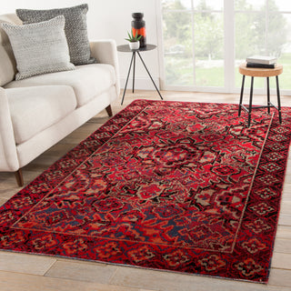 Jaipur Living Polaris Chaya POL21 Red/Black Area Rug Lifestyle Image Feature