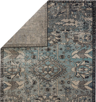 Jaipur Living Polaris Ansilar POL26 Blue/Gray Area Rug Folded Backing Image